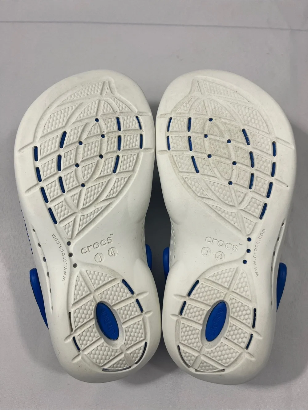 CROCS LiteRide 360 Clog Sandals Kids 4 Cobalt Blue Waterproof